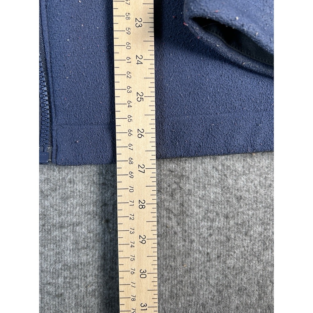 The North Face Men's Full Zip Fleece‎ Jacket Blue •medium - Picture 8 of 8
